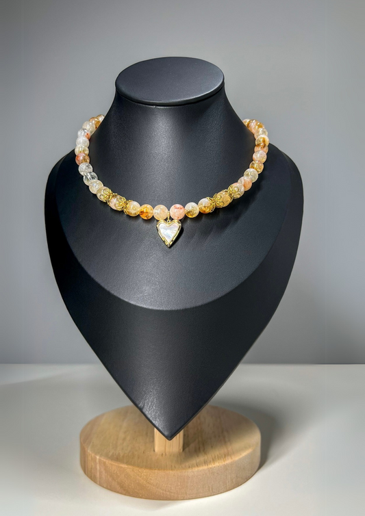 Collier Tresna - Pierres semi-précieuses (Citrine)